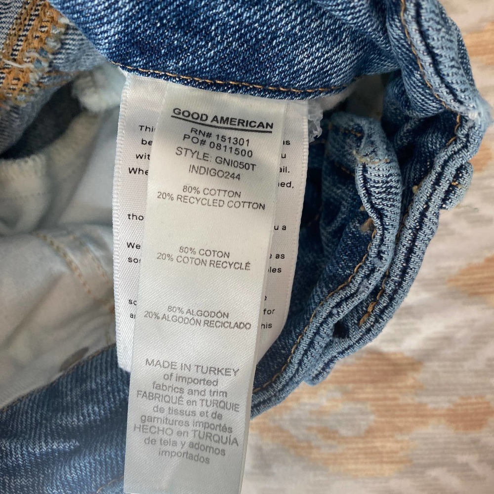 Good American High waisted straight leg jeans - Picture 6 of 6